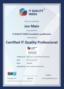 Certified IT Quality Professional